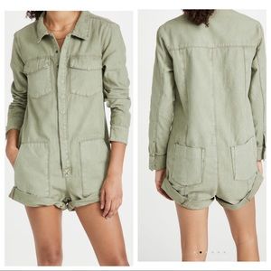 One Teaspoon Super Khaki Cargo Prophecy Romper